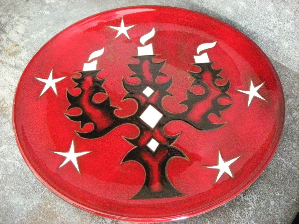 Ceramic Dish Year 1960 Drawing By Jean Picart Le Doux-photo-3