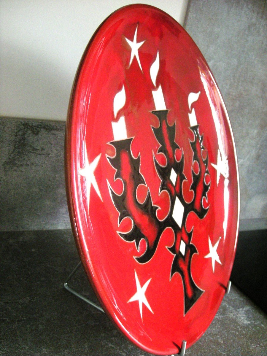 Ceramic Dish Year 1960 Drawing By Jean Picart Le Doux-photo-4