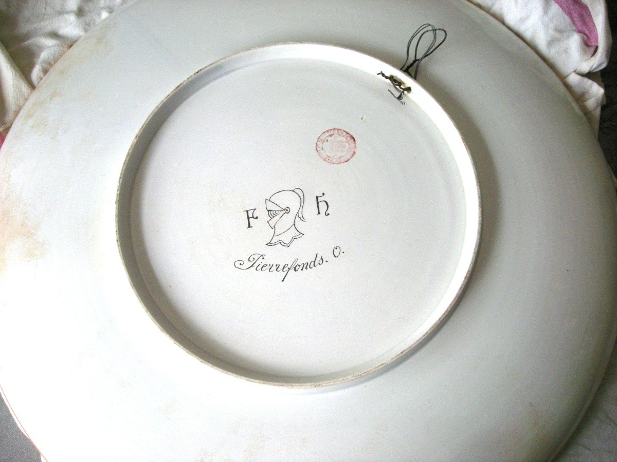 Dish With The Arms Of Spain Offered To Hm King Alphonse XIII-photo-2