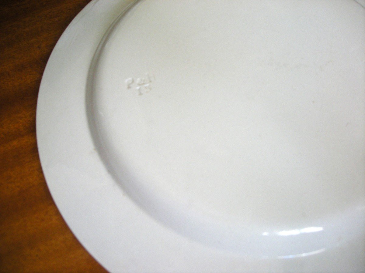 5 Plates 1824 Decor On History Signed Choisy Le Roi-photo-8