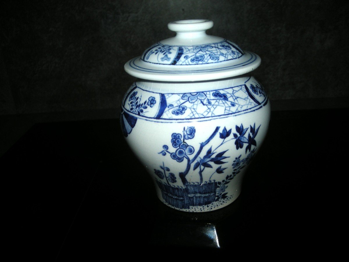 Pot  à  Thé   Faïence  XIXème  Service  Japon  De  Creil  Et  Montereau-photo-2