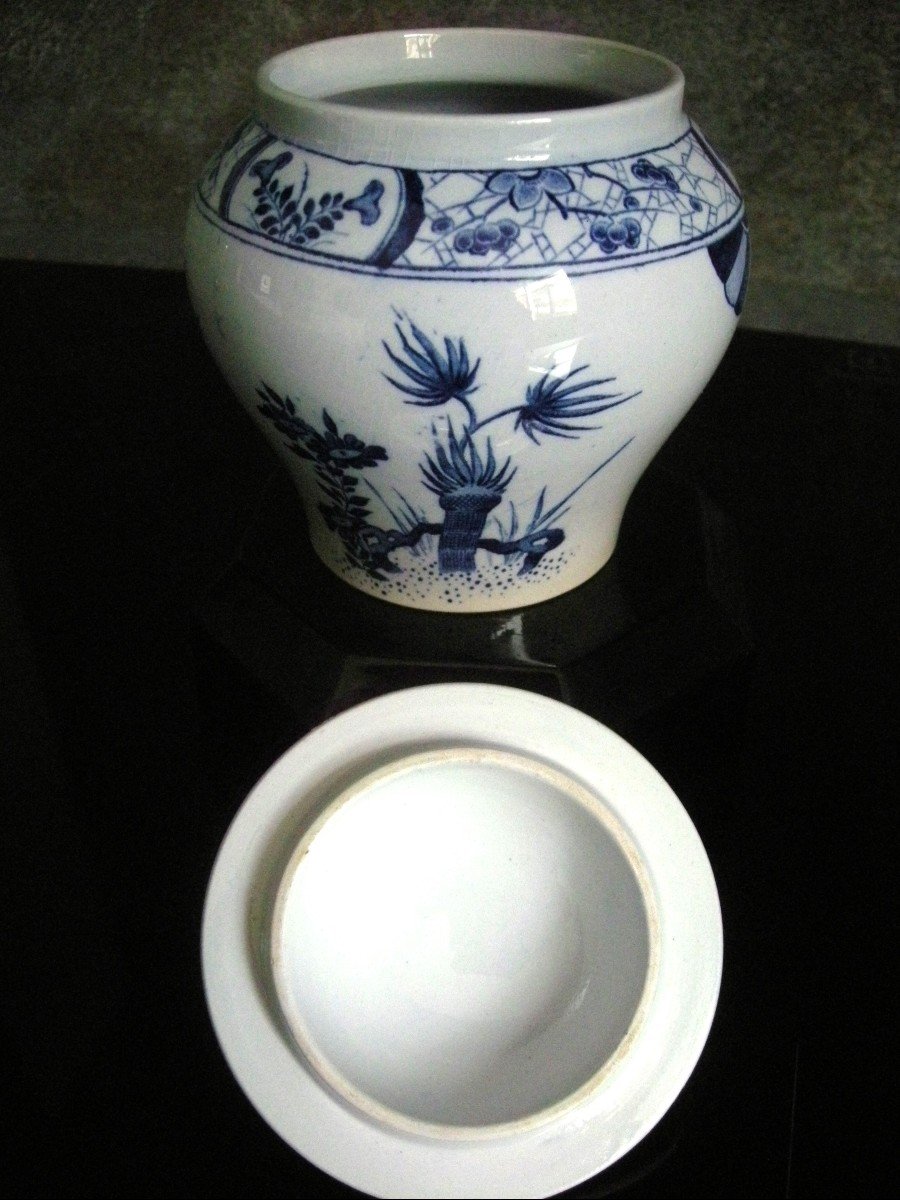 Pot  à  Thé   Faïence  XIXème  Service  Japon  De  Creil  Et  Montereau-photo-3