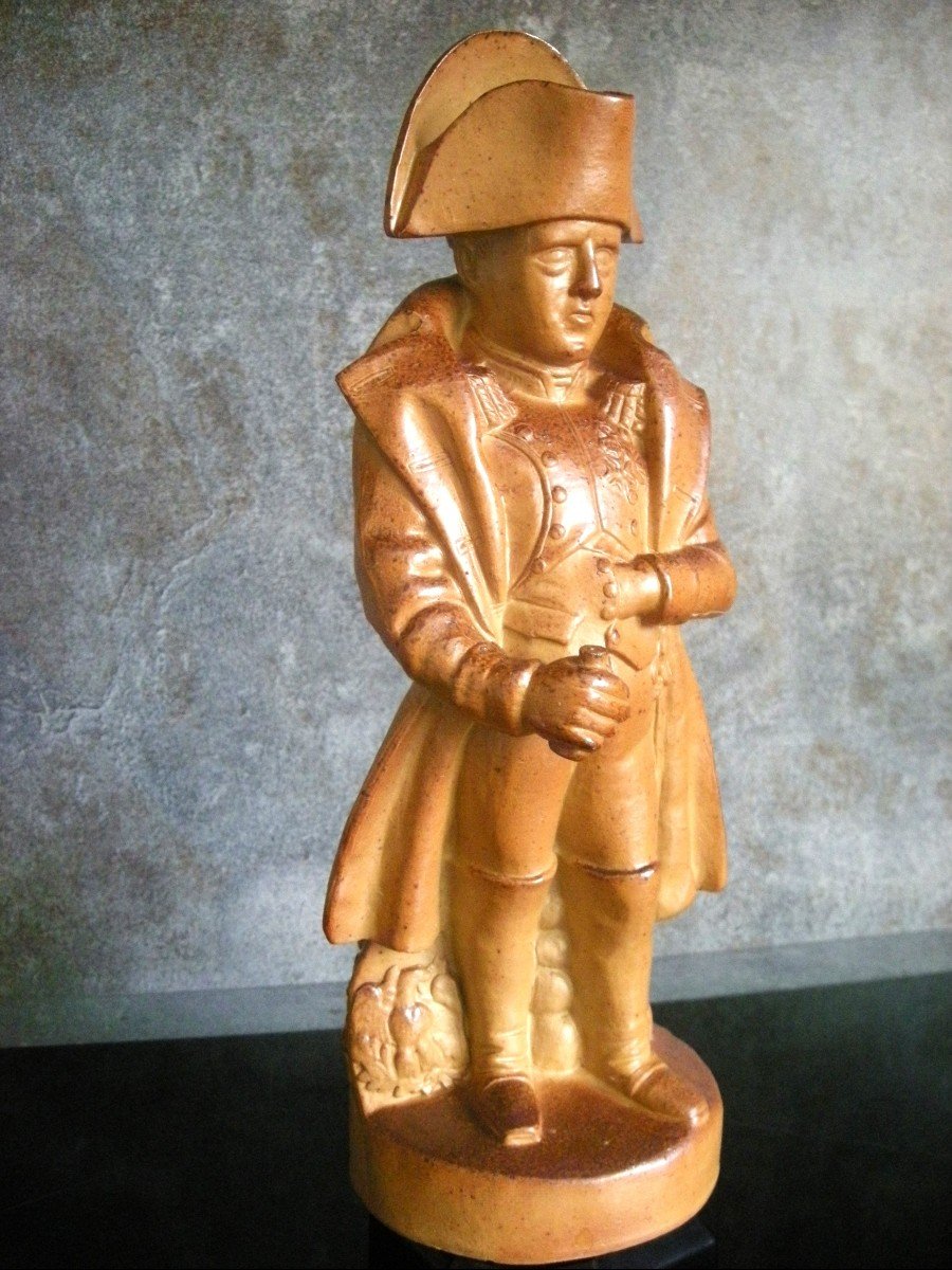 Grand  Pichet  Anthropomorphe  Napoleon  Bonaparte  Grès  XIXème