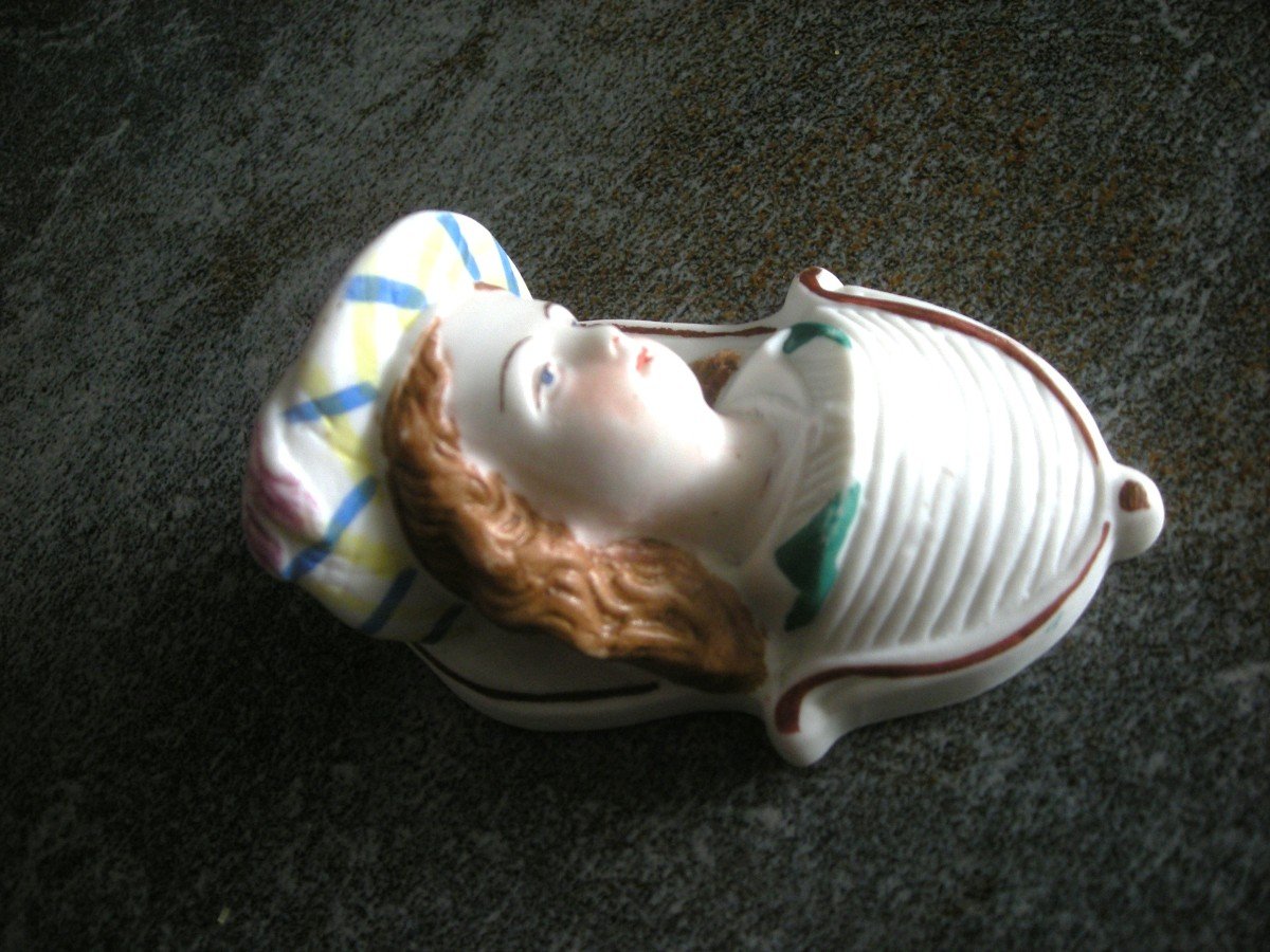 Pyrogène  Porcelaine  Biscuit  XIXème  De  Creil  Et  Montereau-photo-3