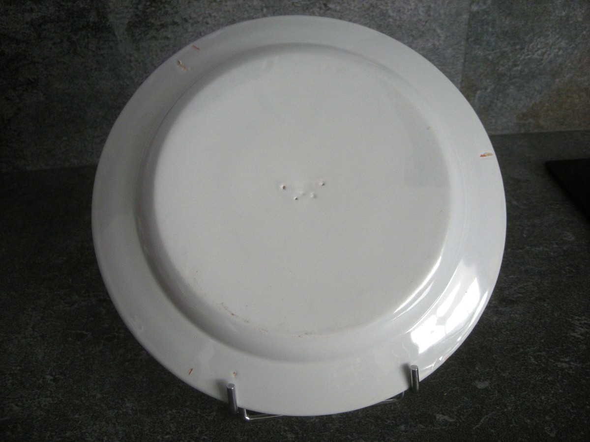 Early 19th Century Earthenware Plate From Toul Bellevue-photo-4