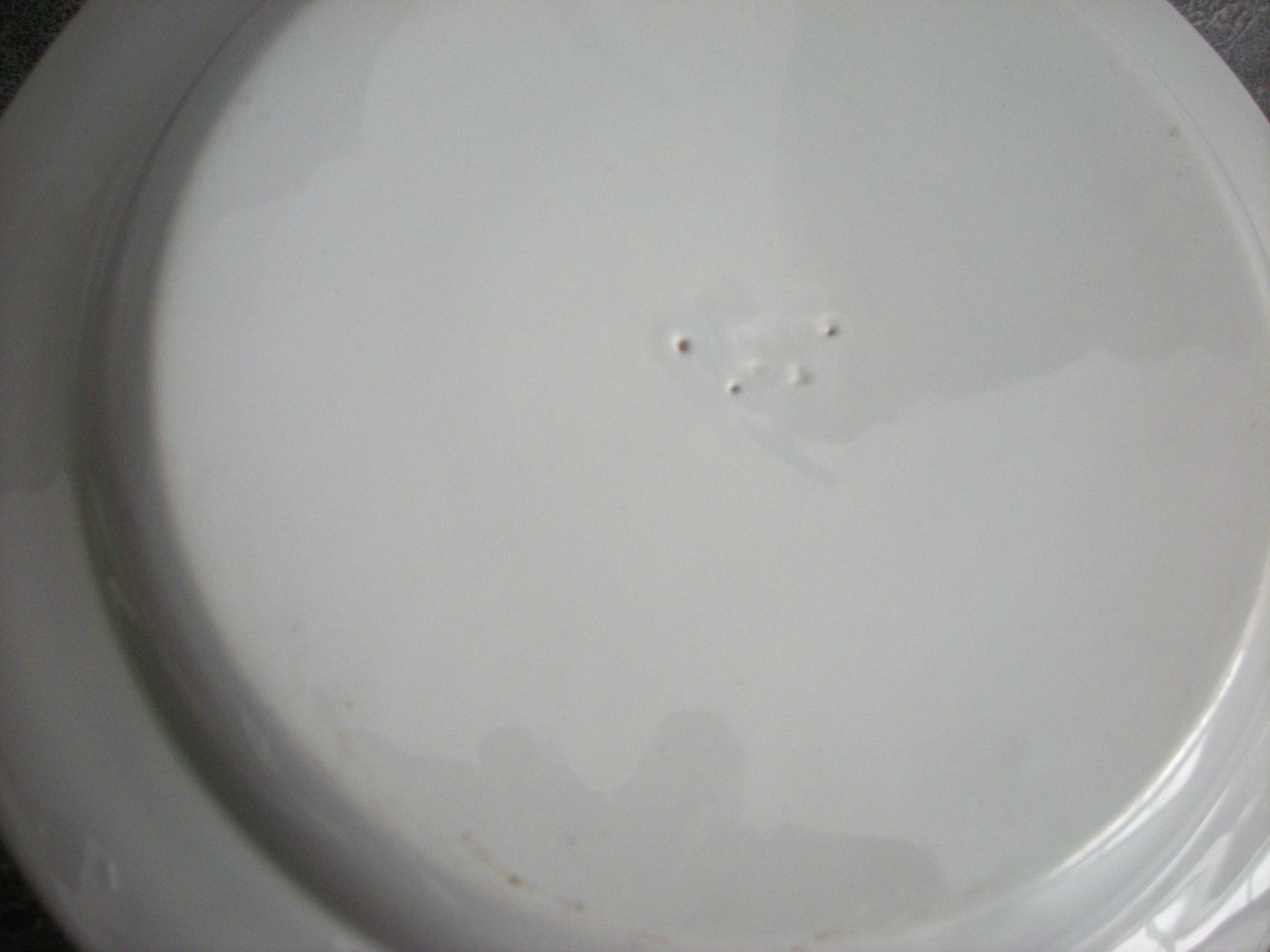Early 19th Century Earthenware Plate From Toul Bellevue-photo-1