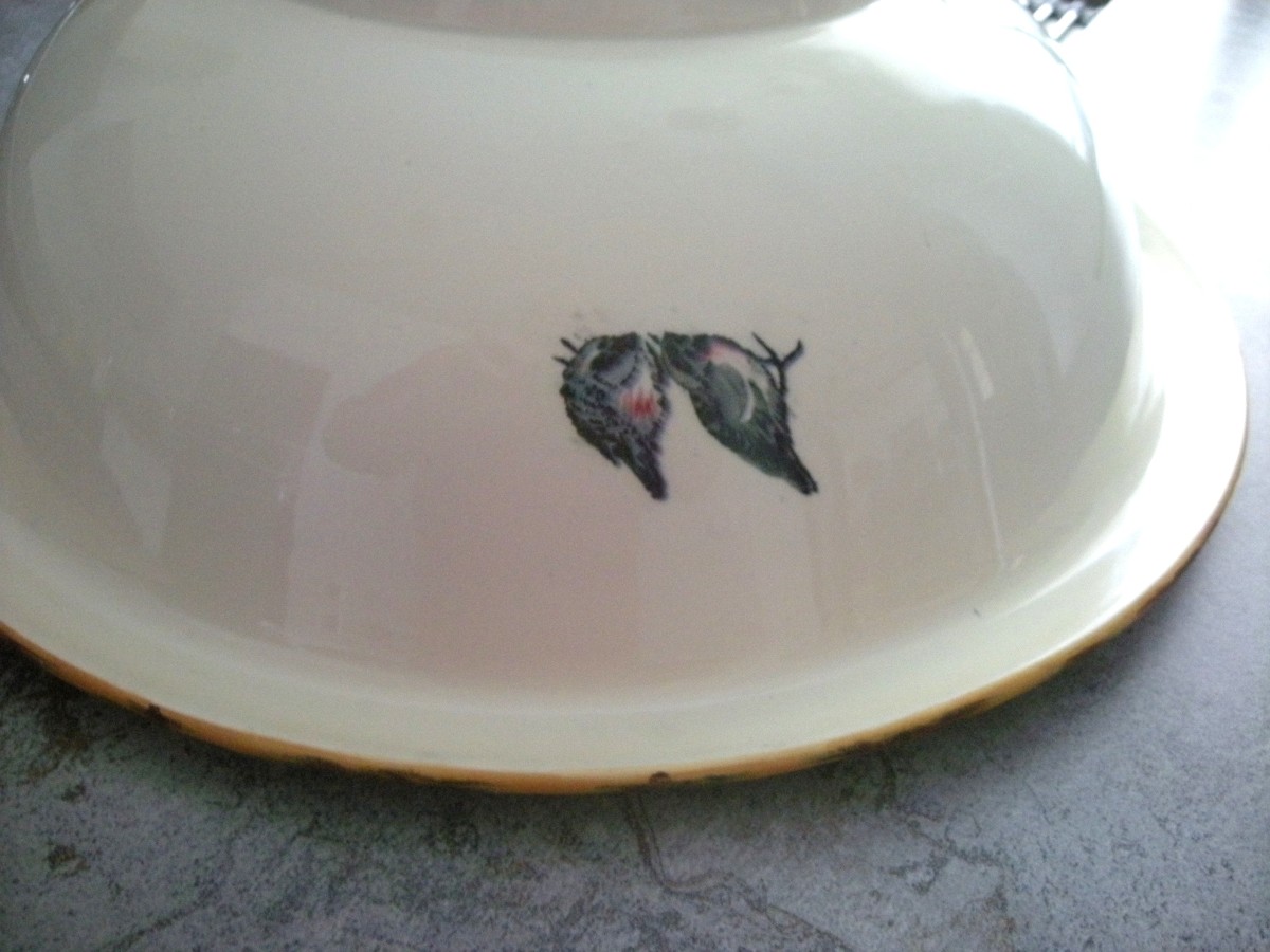 "egyptian" Decor Basin Bracquemont De Creil Montereau-photo-2