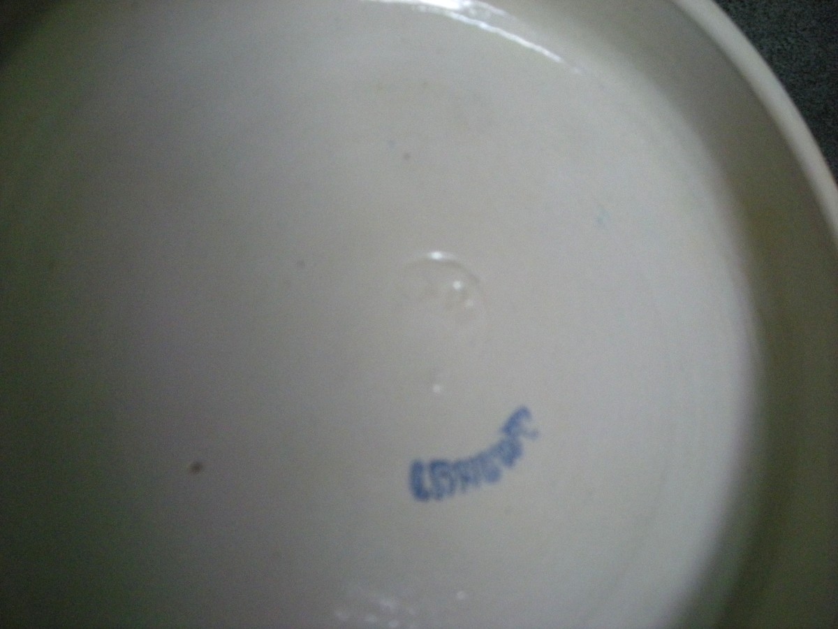 20th Century Art Deco Enamelled Bowl On Foot, Longwy-photo-3