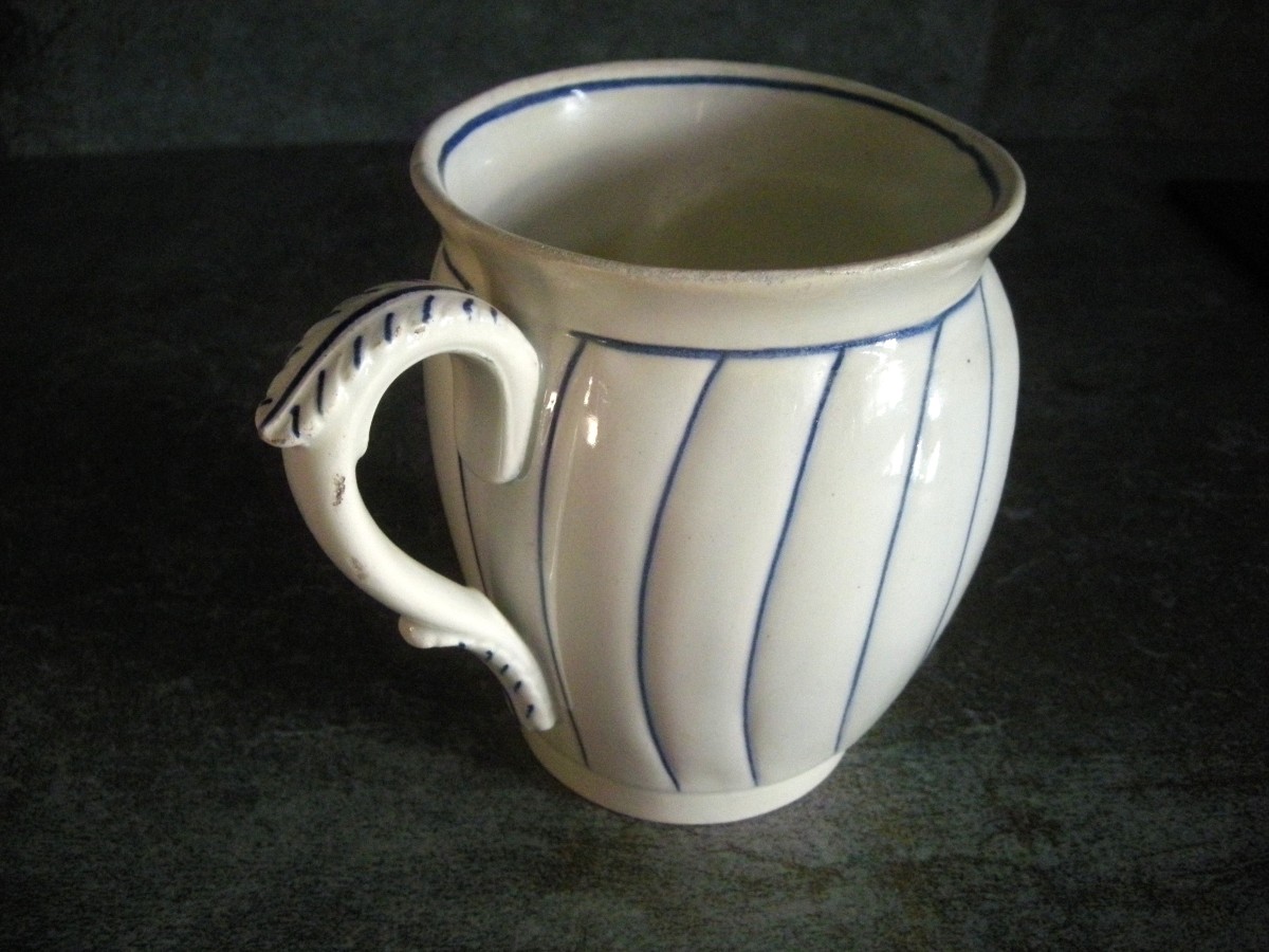 Tasse  Céphalomorphe,  Visage  de  Pharaon  Epoque  Empire-photo-4