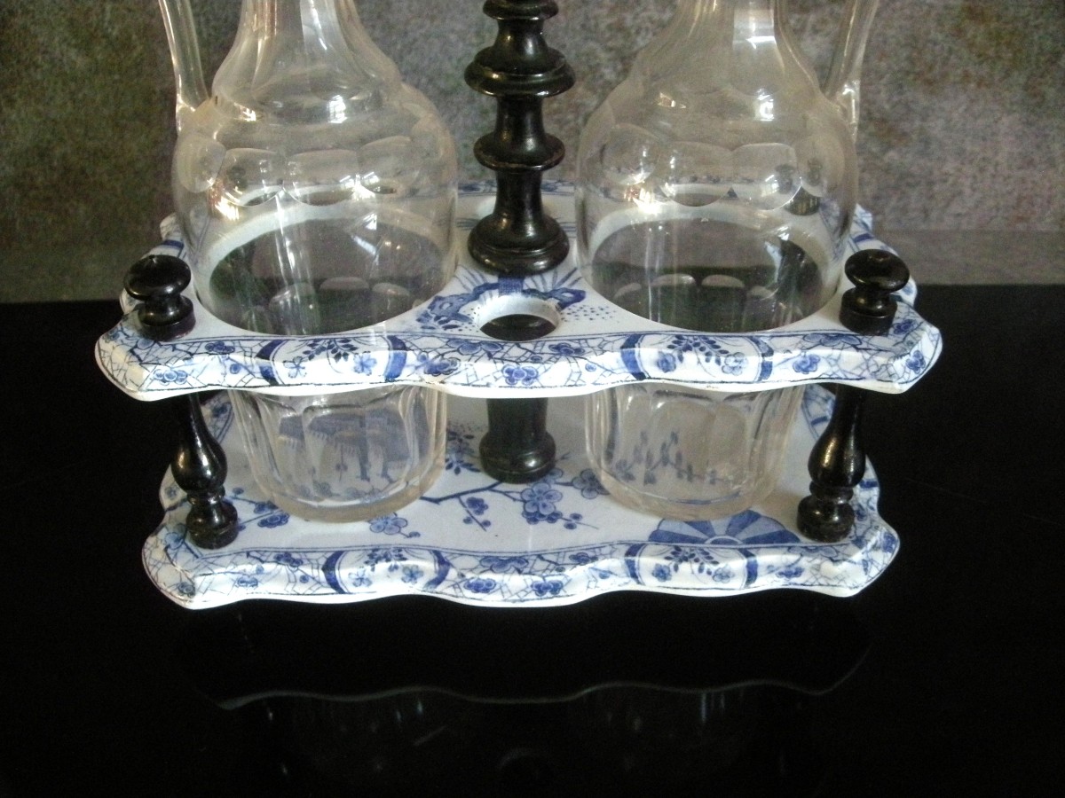 Porte-Huilier  Service  Japon  de  Creil  Montereau  1884.-photo-3