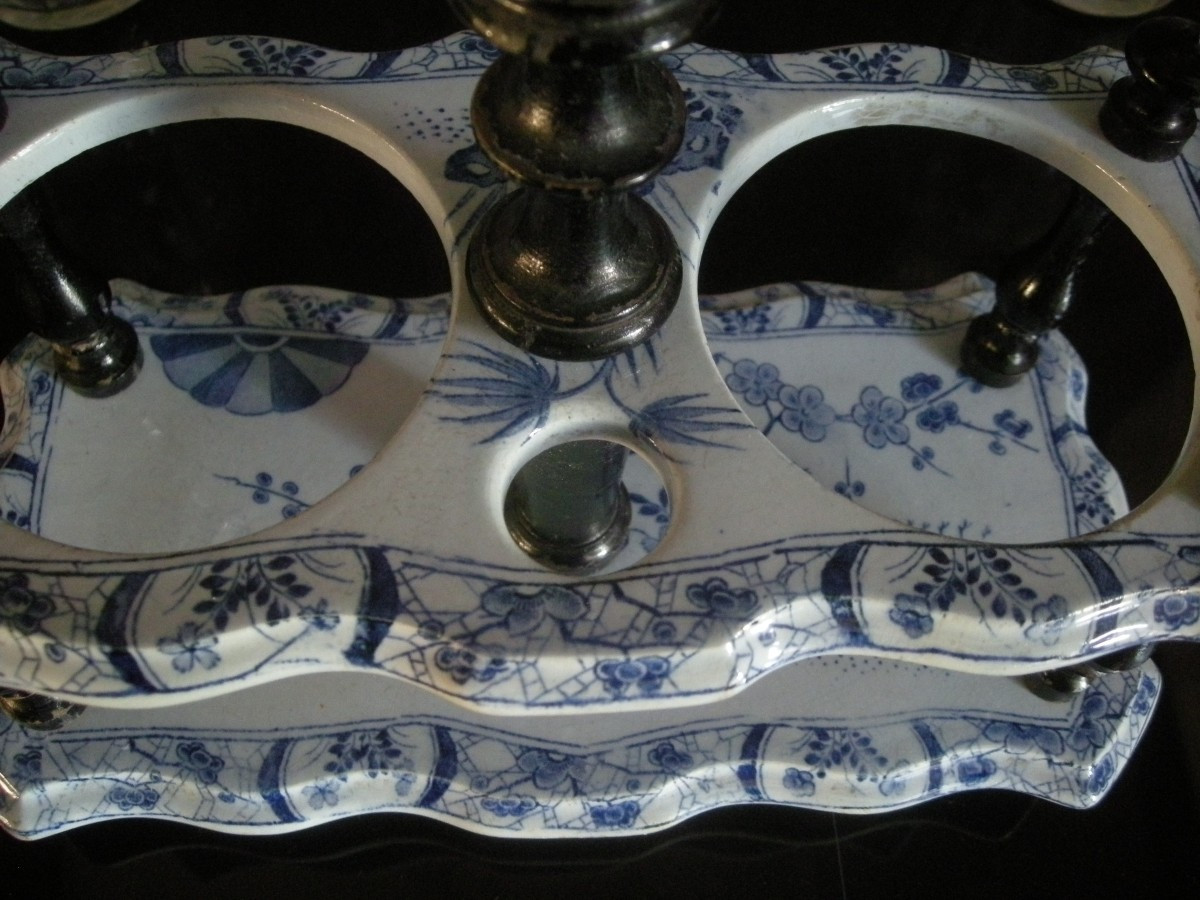 Porte-Huilier  Service  Japon  de  Creil  Montereau  1884.-photo-3