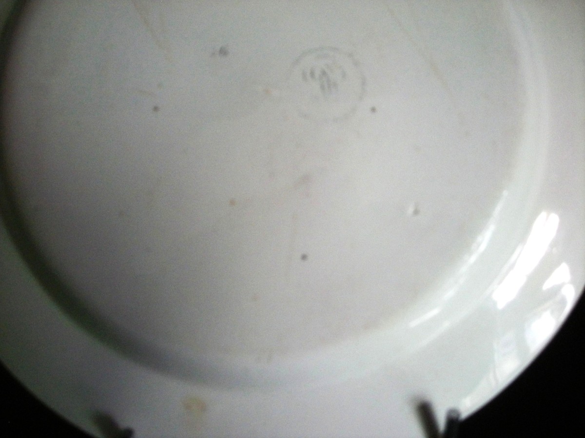 Fine Earthenware Plate, 1810, Portrait Of Napoleon Bonaparte, From Creil-photo-1