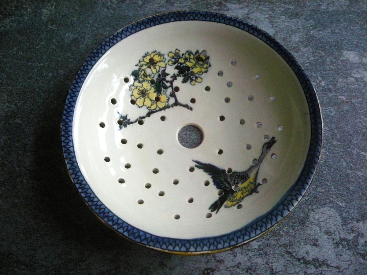 Porte - Eponge Faïence 1876 / 1884 Service Egyptienne de Creil Montereau-photo-2