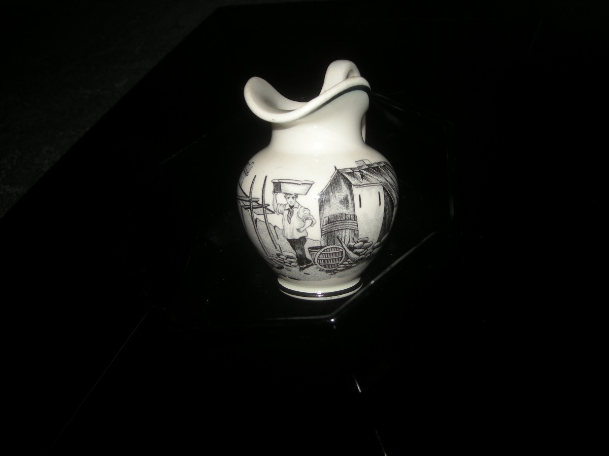 Aiguière  Porcelaine  Opaque  1824  Manufacture  de  Choisy le Roi -photo-3