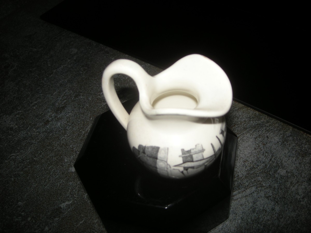 Aiguière  Porcelaine  Opaque  1824  Manufacture  de  Choisy le Roi -photo-2