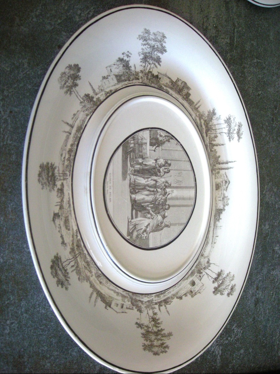 Soupière  d' Apparat  Epoque  Empire  1808   signée  Creil-photo-6