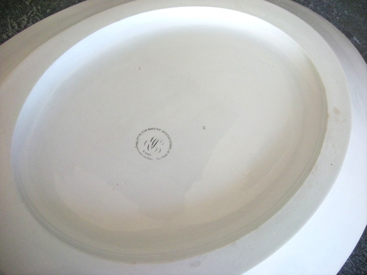 Soupière  d' Apparat  Epoque  Empire  1808   signée  Creil-photo-7