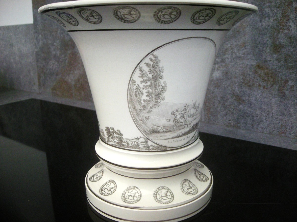 Sas - Muik In Fine Faience 1808 Decorated With -photo-2