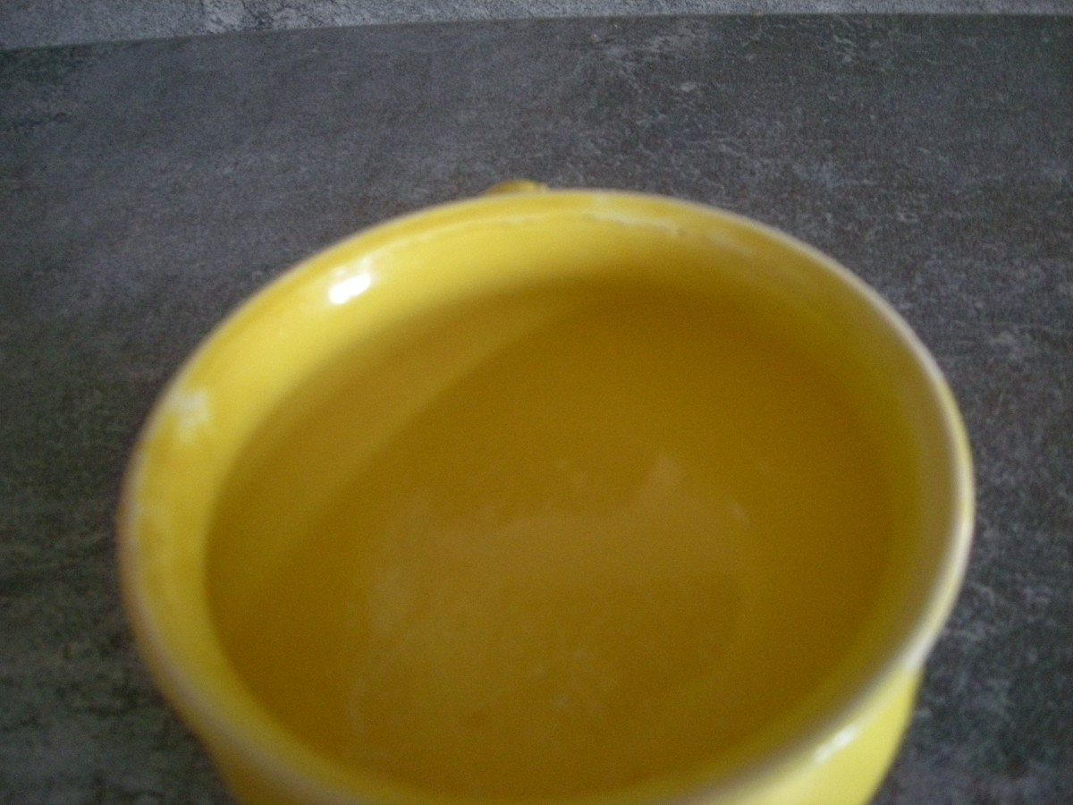 Fine Yellow Earthenware Chocolate Cup Decorated With The -photo-8