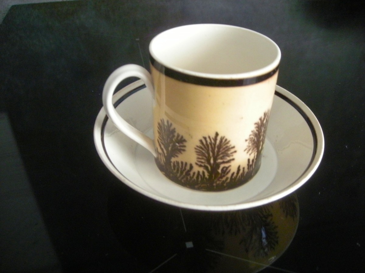 Herborisation Cup And Saucer By Manufacture De Creil-photo-4