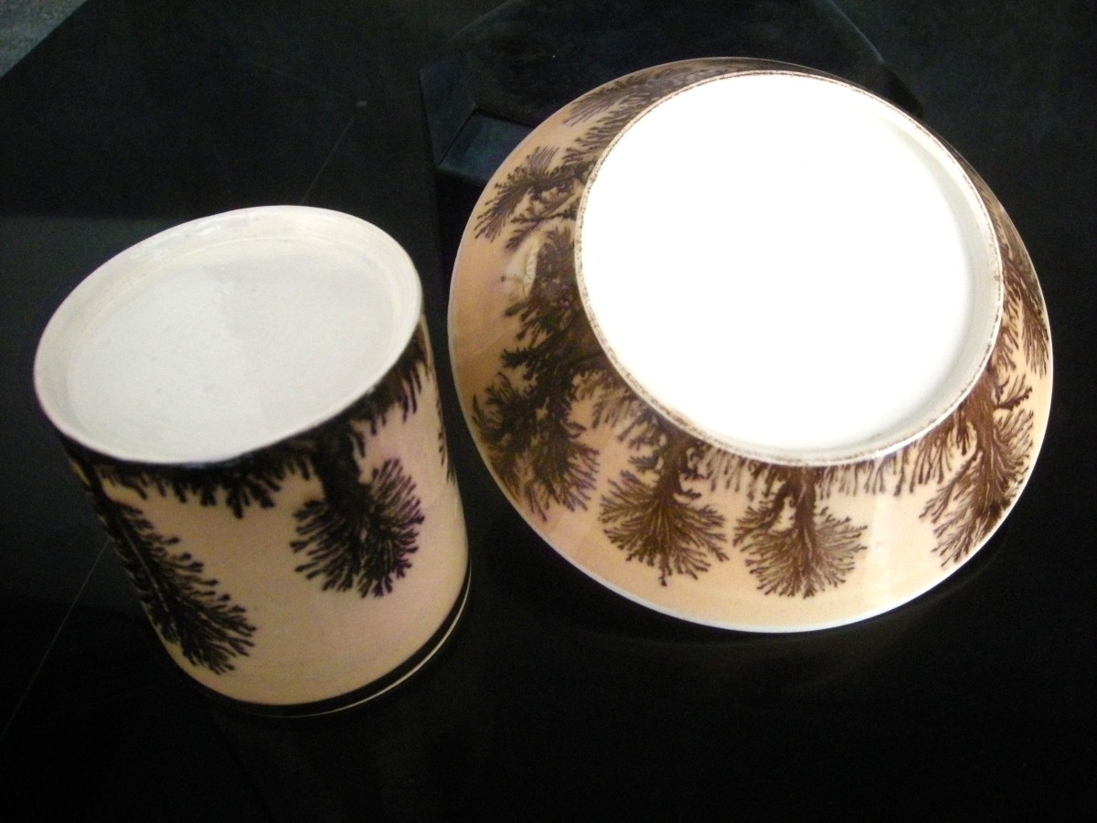 Herborisation Cup And Saucer By Manufacture De Creil-photo-3