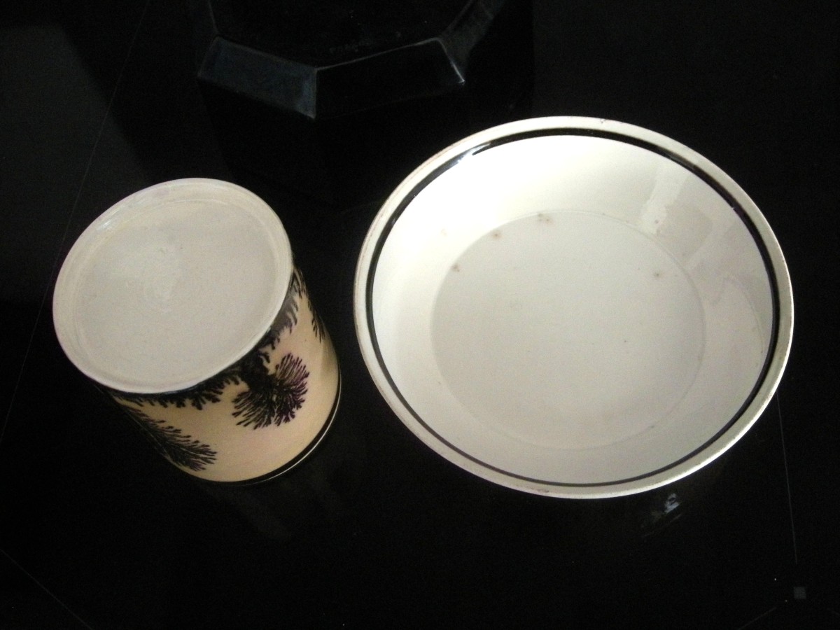 Herborisation Cup And Saucer By Manufacture De Creil-photo-4