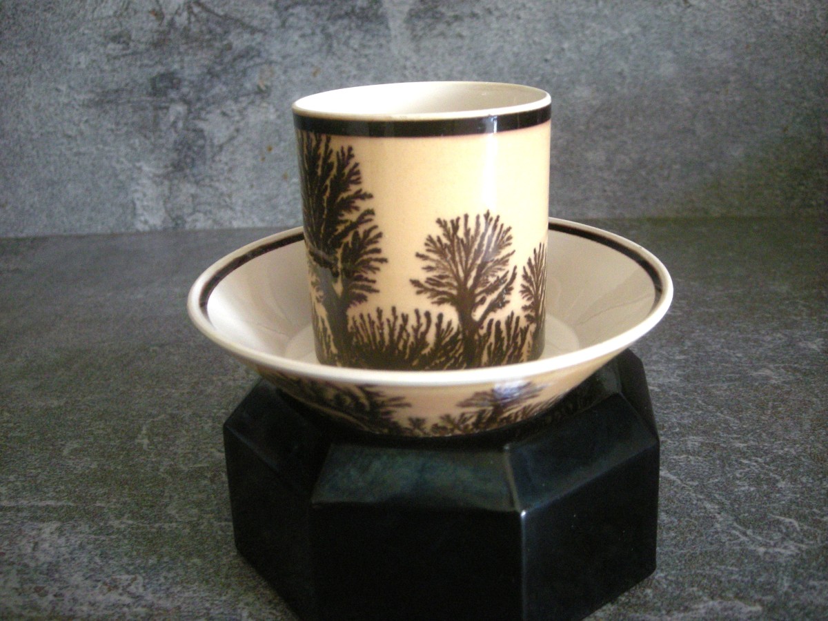Herborisation Cup And Saucer By Manufacture De Creil-photo-1