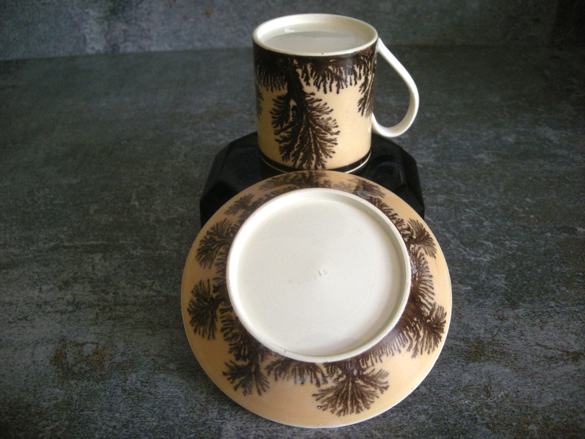 Herborisation Cup And Saucer By Manufacture De Creil-photo-4