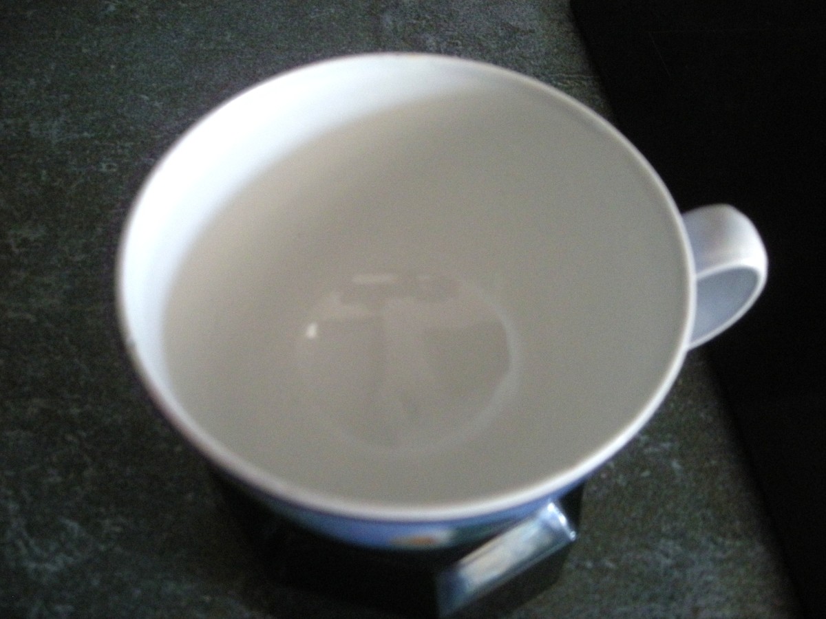 Tasse  à  Chocolat  XIXème décor  " Oeil  de  Perdrix "  de  Creil  et  Montereau-photo-4