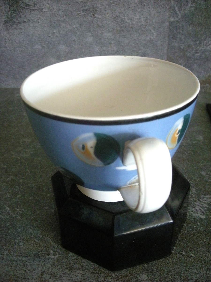Tasse  à  Chocolat  XIXème décor  " Oeil  de  Perdrix "  de  Creil  et  Montereau-photo-1