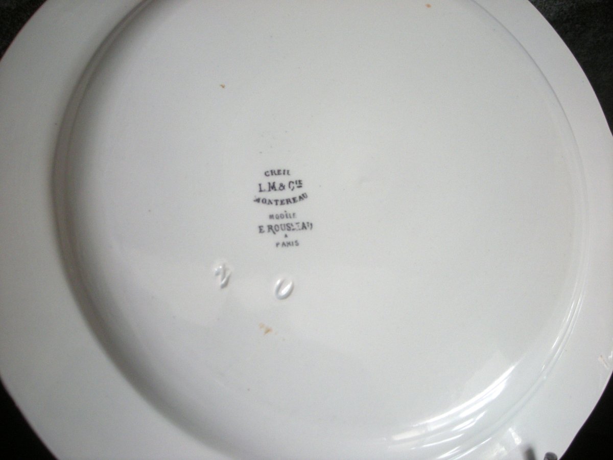 2 Earthenware Plates By Félix Bracquemont -photo-5