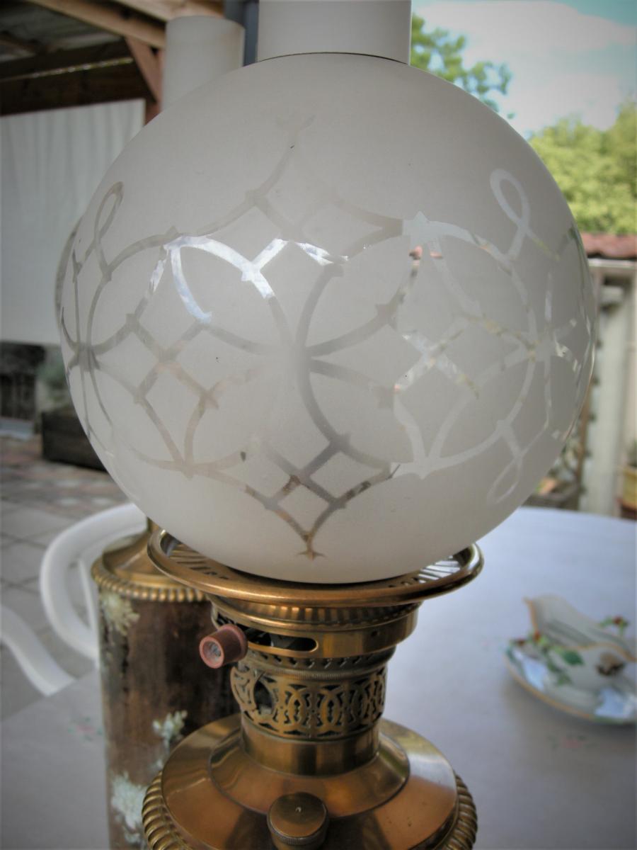 Pair Of Lamps In Barbotine Signed Dominique Grenet De Gien-photo-3