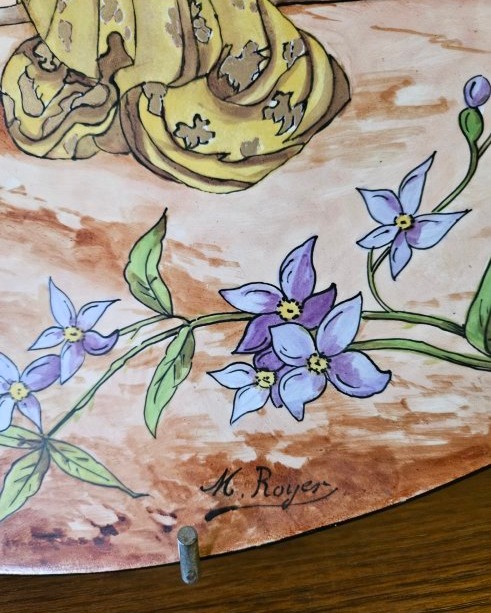 Important Pair Of Ceramic Dishes With Asian Decor-photo-3