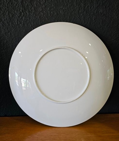 Important Pair Of Ceramic Dishes With Asian Decor-photo-2