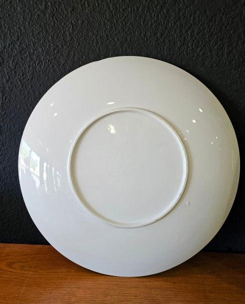 Important Pair Of Ceramic Dishes With Asian Decor-photo-3