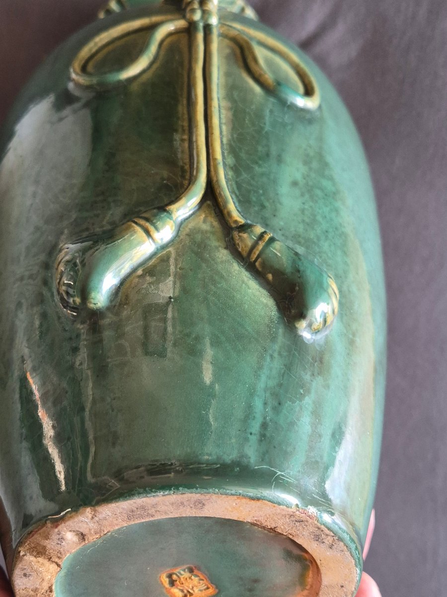 VASE ASIATIQUE / VIETNAM BIEN HOA-photo-1