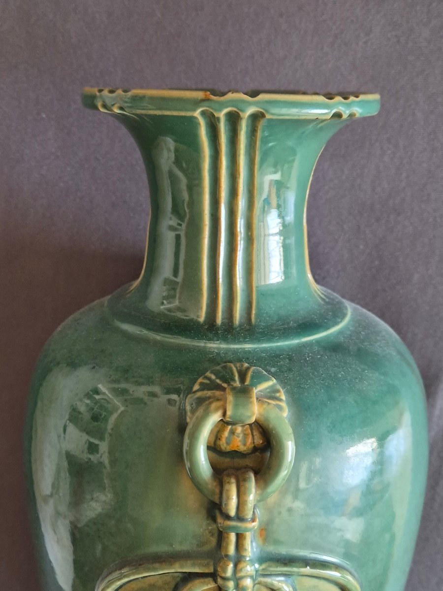 VASE ASIATIQUE / VIETNAM BIEN HOA-photo-2