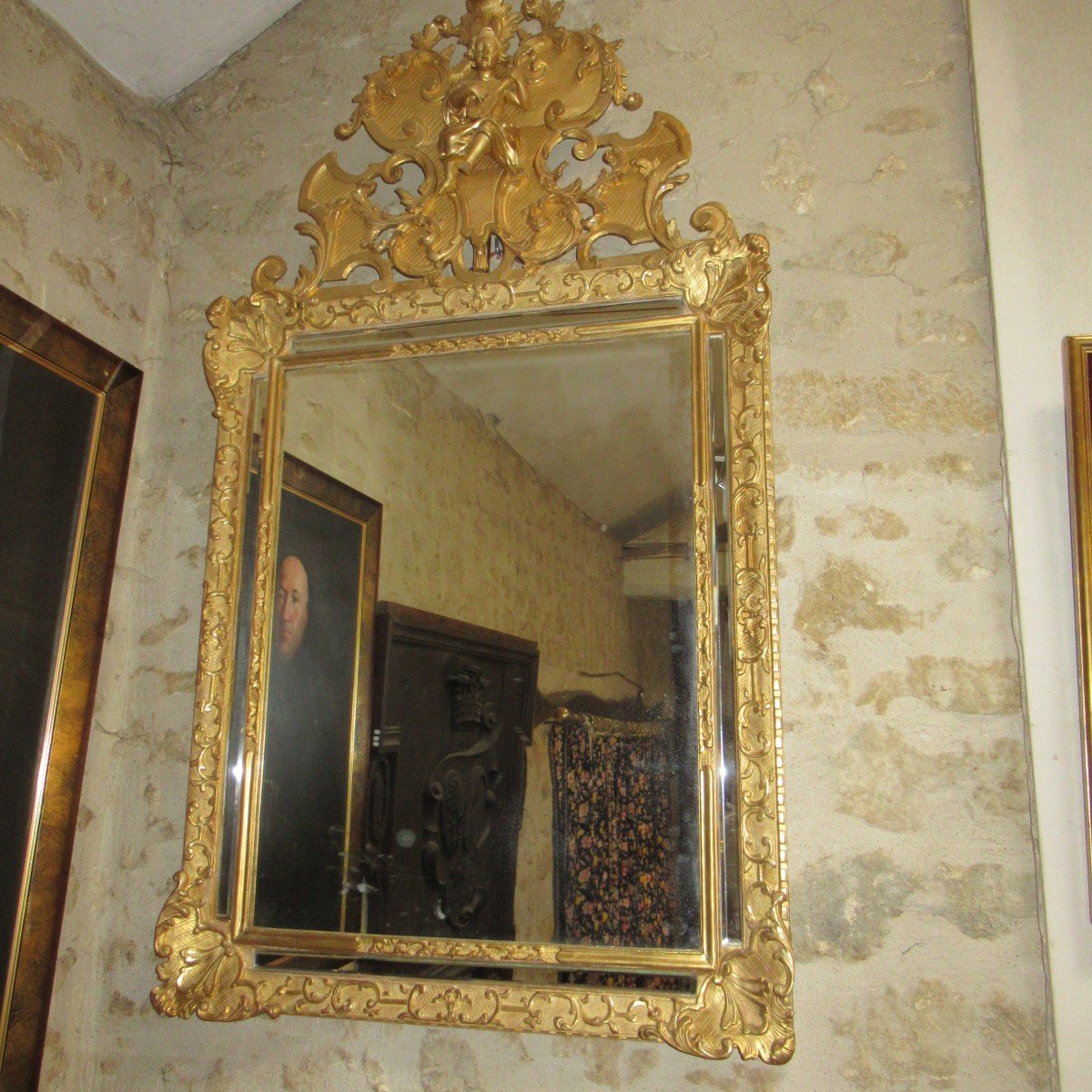 Grand Miroir Italien 18e-photo-3