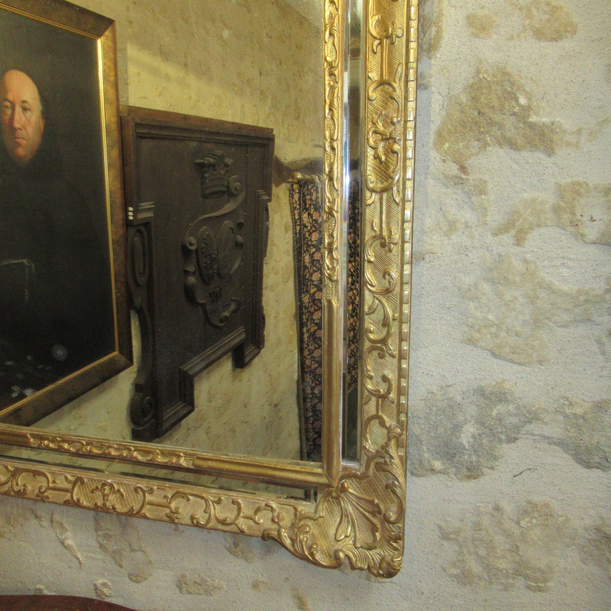 Grand Miroir Italien 18e-photo-1