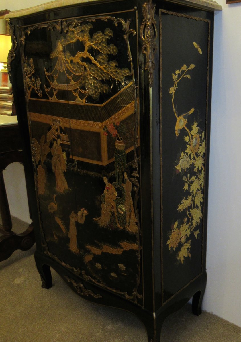 Meuble En Laque d'Inspiration Asiatique-photo-4
