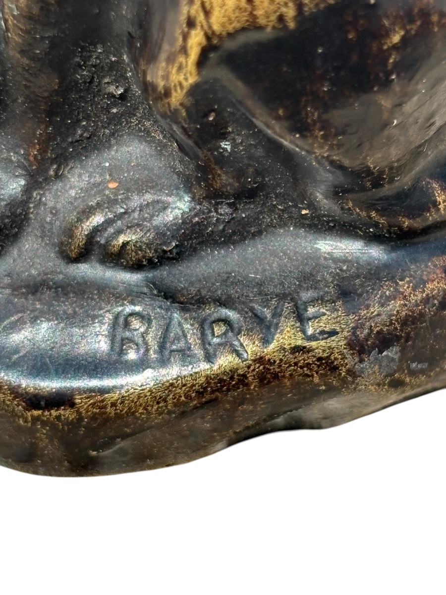 Bronze Cat By Barye-photo-1