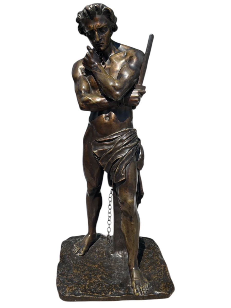 Bronze Sculpture Of Spartacus By Jean Jacques Feuchère