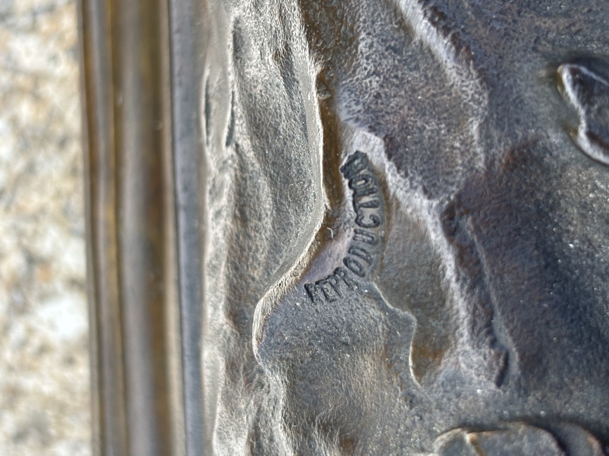 Large Bronze Sculpture Chien Setter Au Gibier Jules Moignez By La Fonderie Laugaraise-photo-4