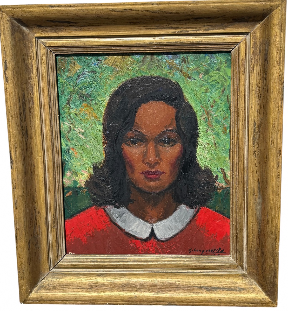 Tableau portrait de Georges Longueville ( 1896 - 1989 ) 