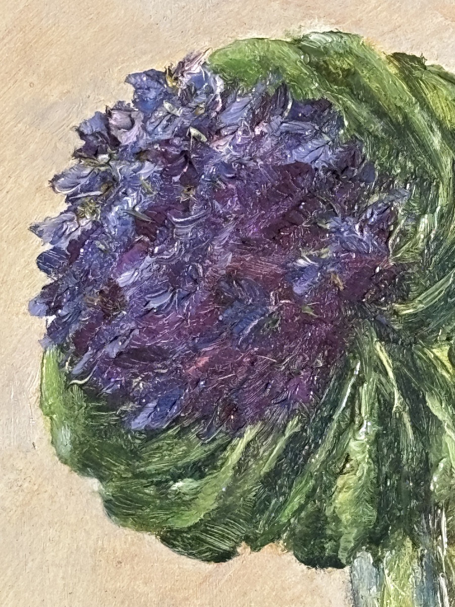 Painting Flowers By Charles Frédéric Jung (1865-1936)-photo-4