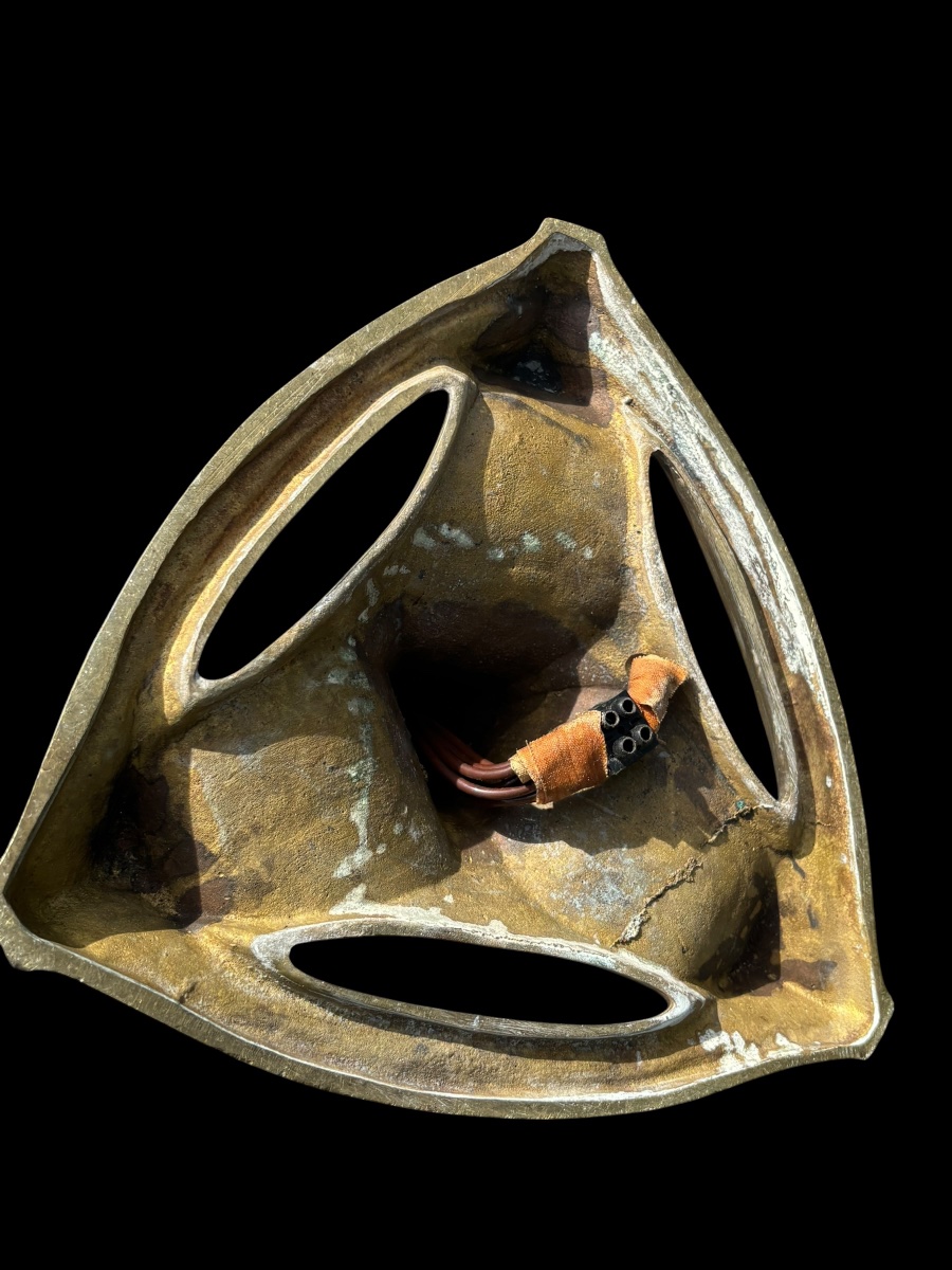 Louis Majorelle ( Toul 1859 - Nancy 1926 ) Ormolu Lamp Base-photo-5