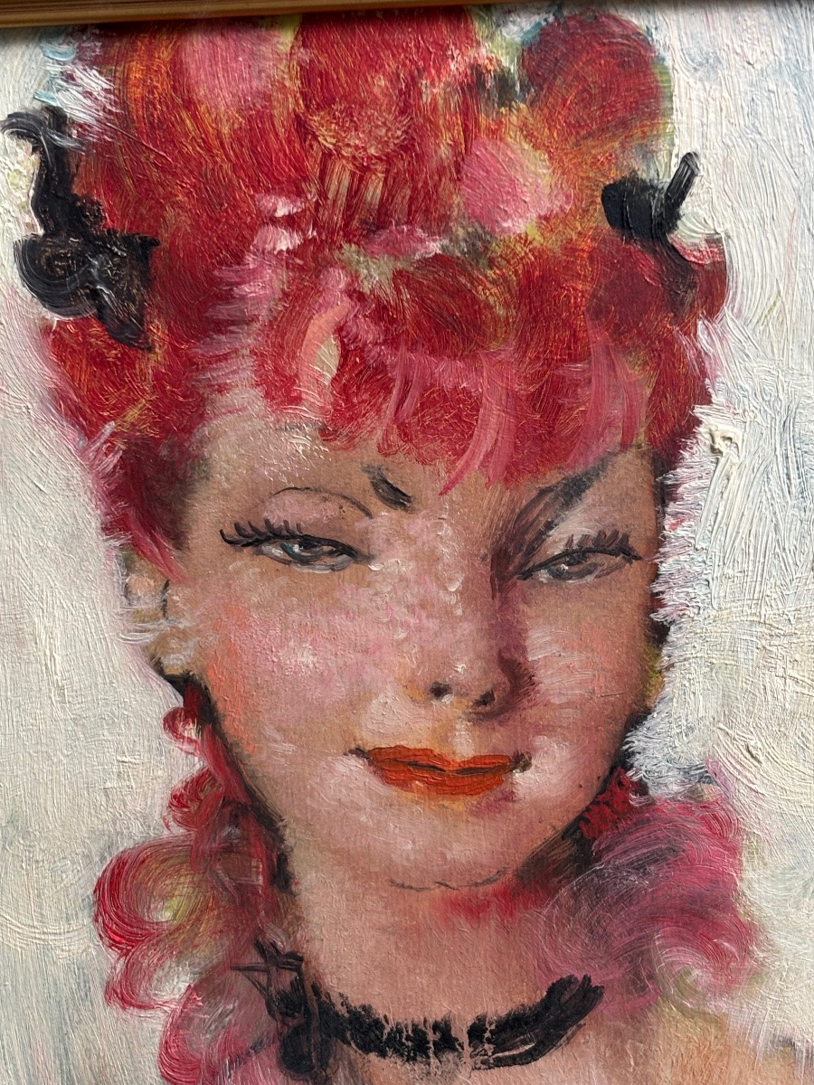 Jean Gabriel Domergue Portrait Painting-photo-3
