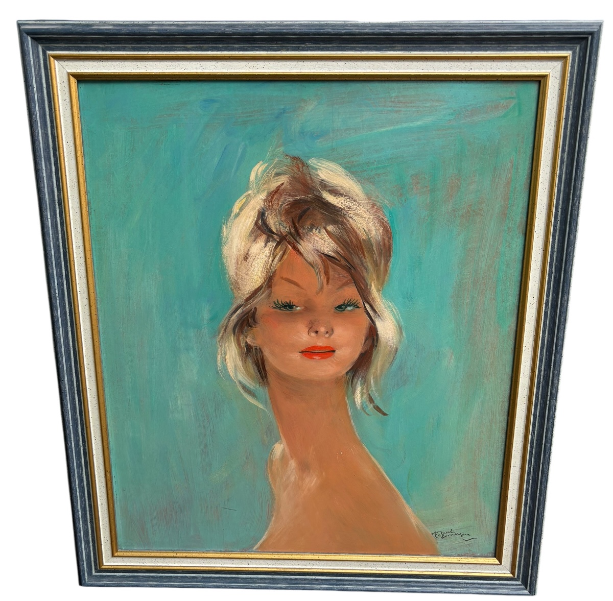 Jean Gabriel Domergue Portrait Painting Marie Chantal