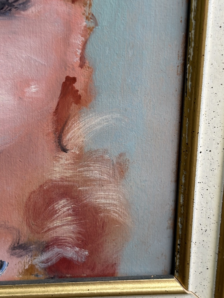 Painting Portrait Of Jean Gabriel Domergue-photo-4