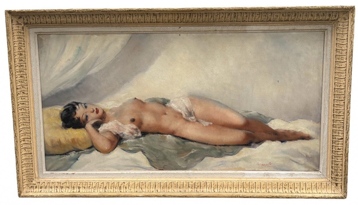 Nude Painting By Cesar Vilot